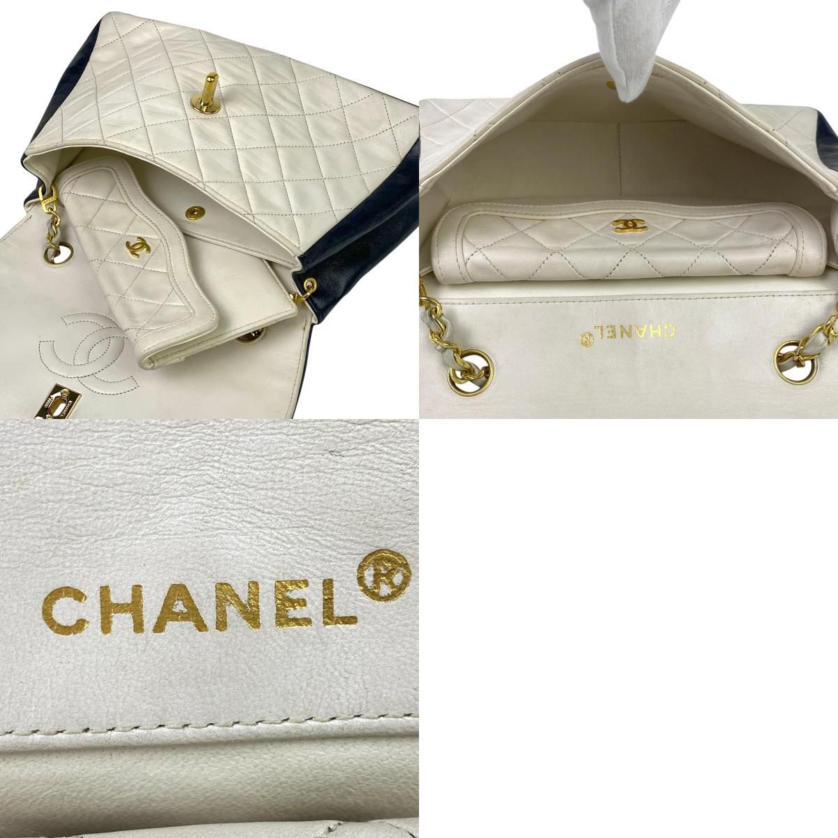 シャネル CHANEL マトラッセ シングルフラップ チェーン ショルダー 