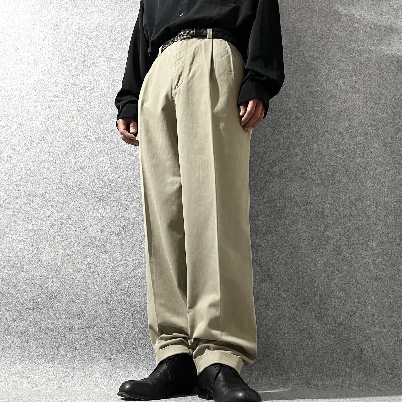 OLD GAP】90s easy fit 2タック ワイド チノパン W34 - ARIE 12/31-1/3