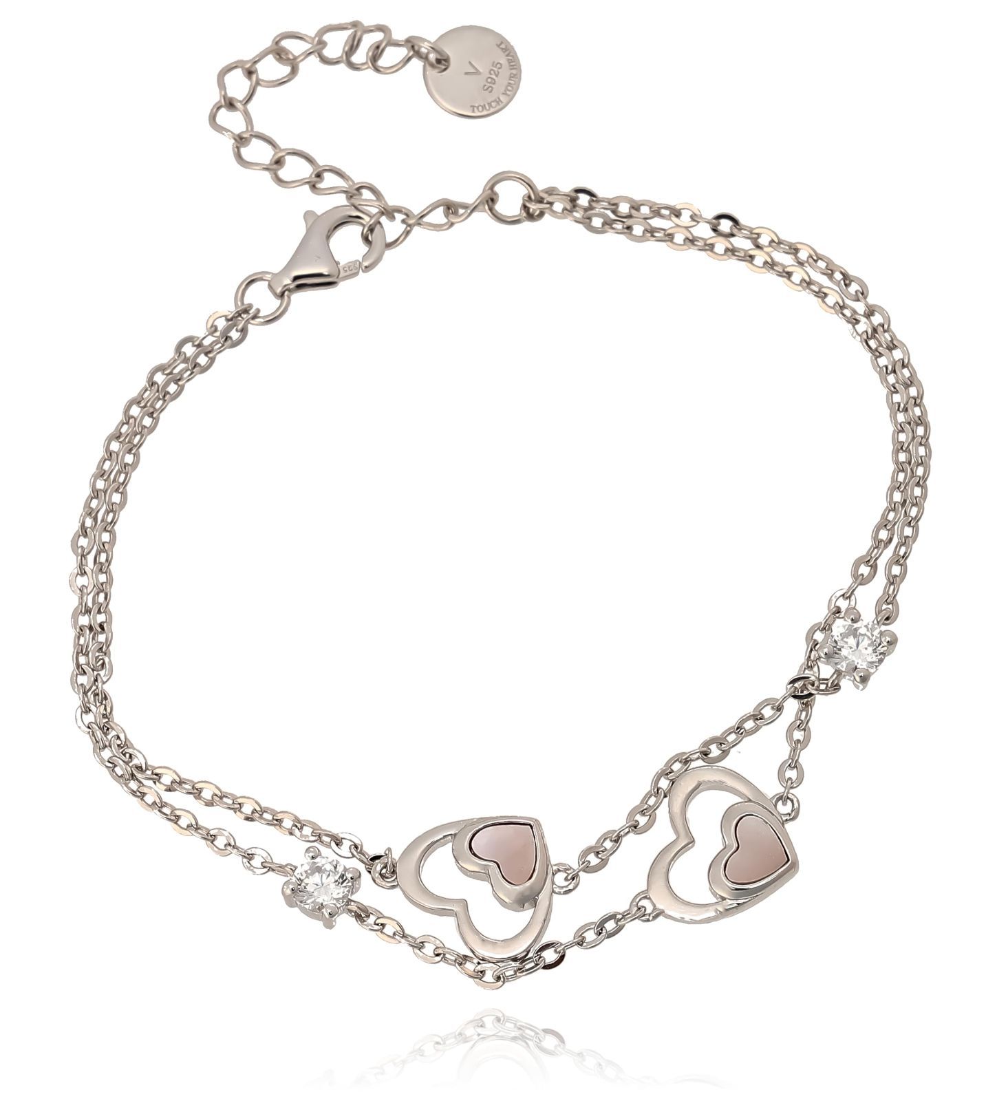 AVALANCHE 10k ホワイトゴールド ロープブレスレット 18cm avalanche