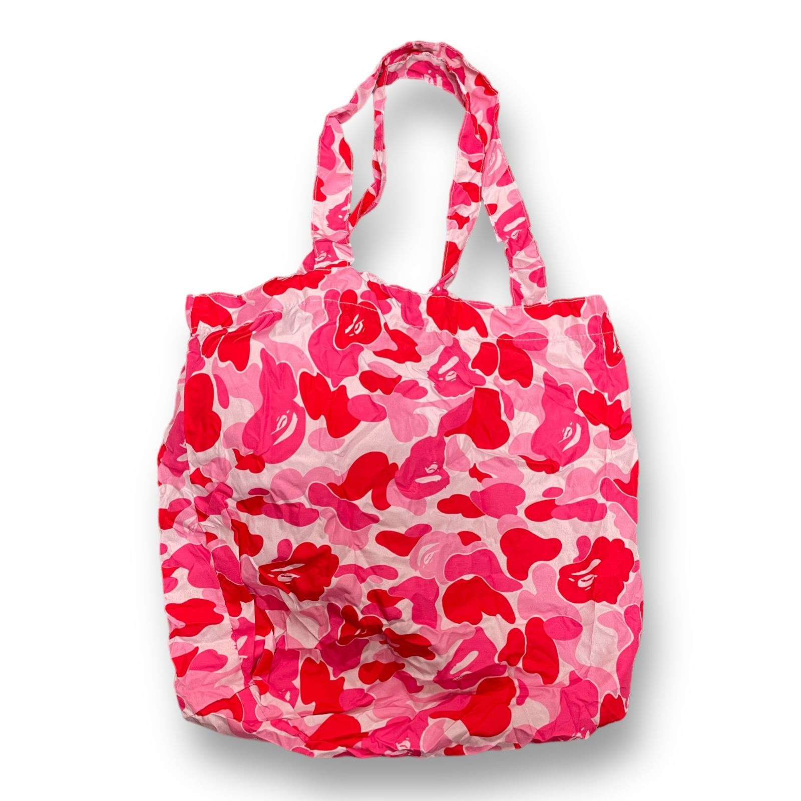 A BATHING APE ABC CAMO BEAR ECO BAG ピンク BAPE by A Bathing Ape