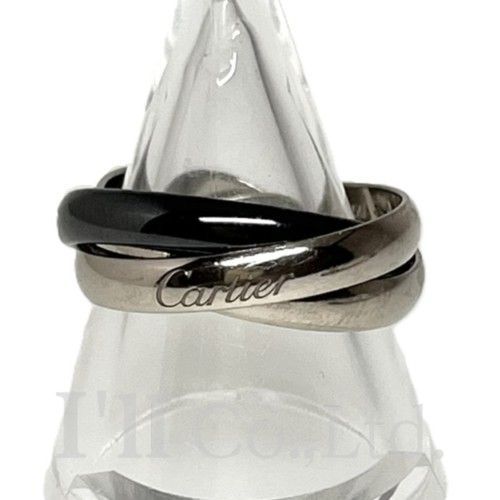 CARTIER カルティエ トリニティ リング MM B4234157 750WG セラミック