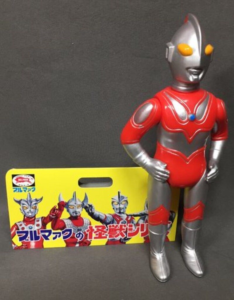 ブルマァク ブルマァクの怪獣シリーズ|復刻 帰ってきたウルトラマン S帰ってきたウルトラマン シルバー 赤成型|銀包み塗装 230mm