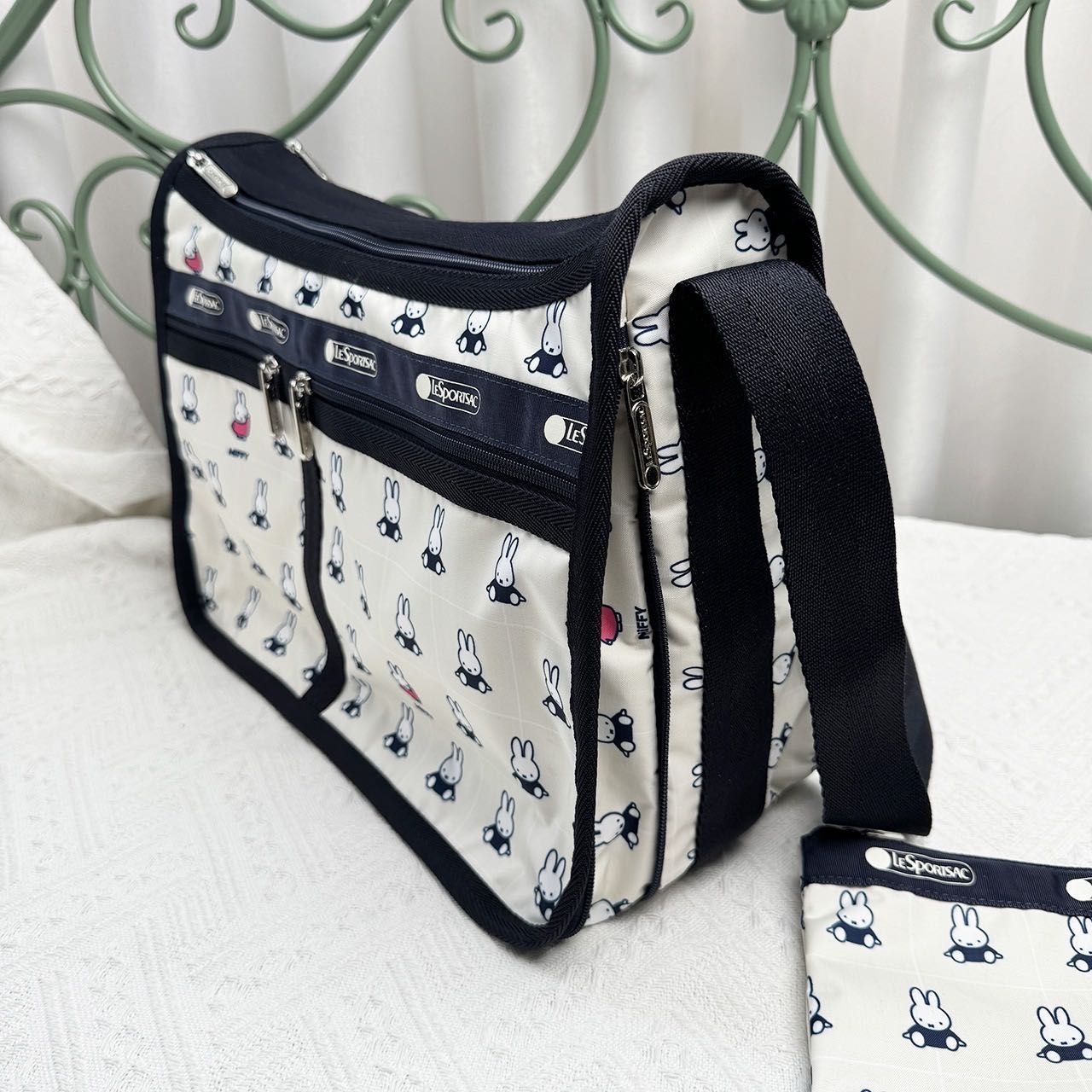 DELUXE EVERYDAY BAGミッフィーブラックステンシル（クロス