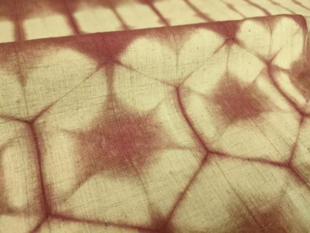 平和屋着物▽上質な紬 単衣 絞り 亀甲柄 正絹 逸品 DAAQ3572az - メルカリ