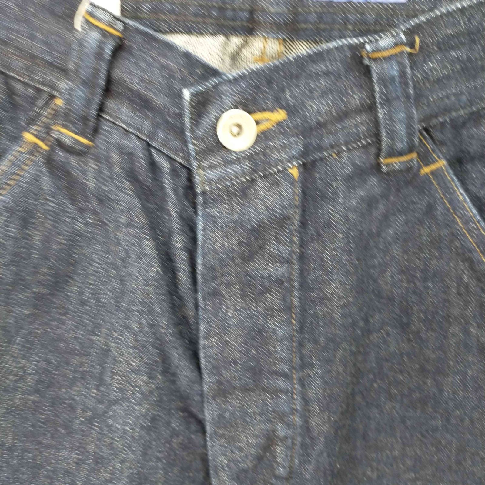 エムエイチエル MHL. CANTON DENIM JEANS ダブルニー デニムペインター 