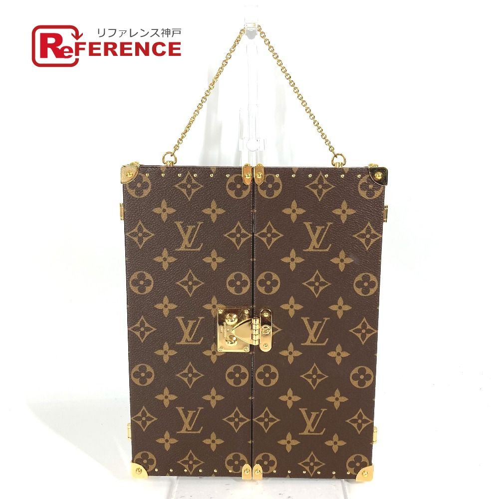 LOUIS VUITTON ルイヴィトン 鏡 ホーム ミラー トランク GI0554 モノグラムキャンバス ブラウン