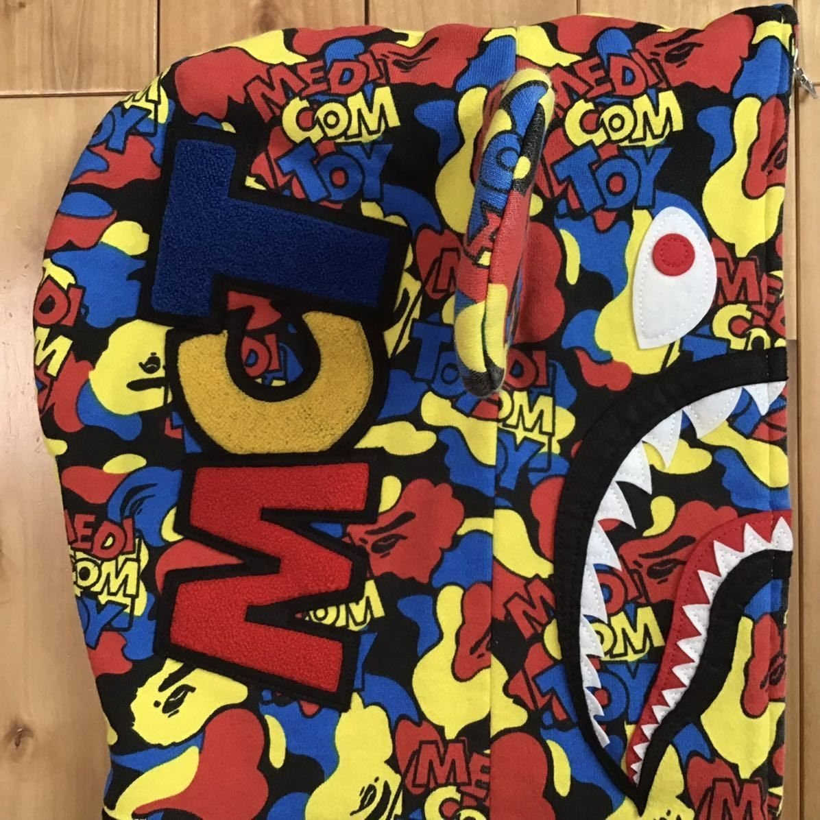 ☆XL☆ BE@R シャーク パーカー shark full zip hoodie a