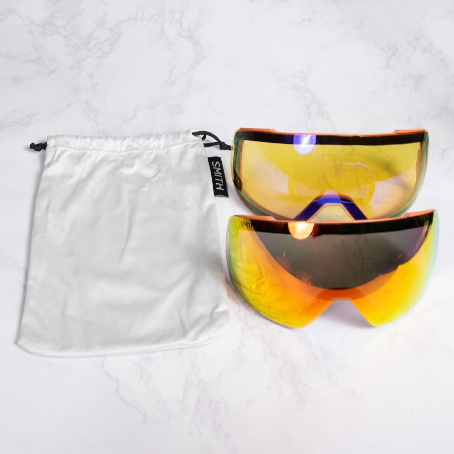 在庫限り SMITH I|O MAG アイオーマグ スノーゴーグル交換レンズ 2枚セット マイクロバッグ付き