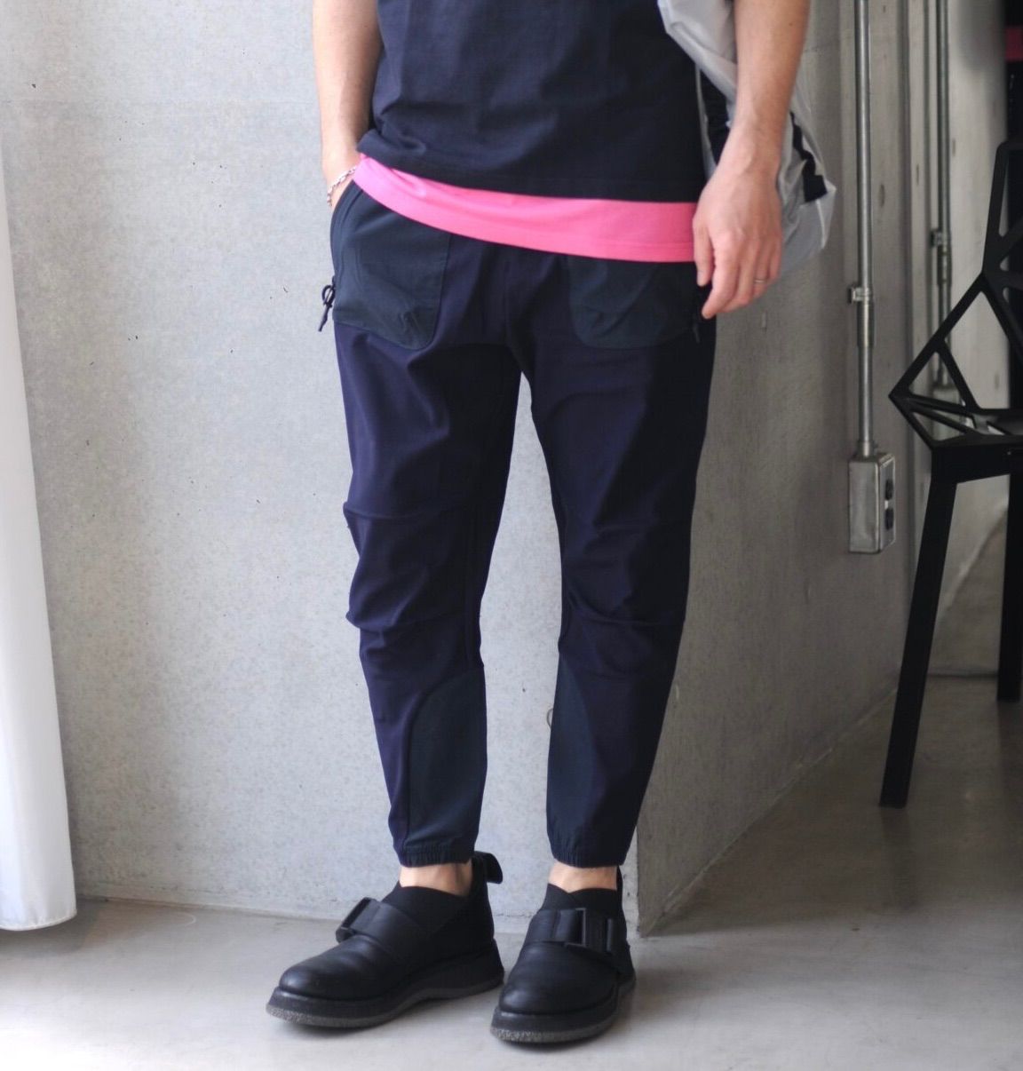 RIP VAN WINKLE 2022AW ライト サルエル ジャージー M