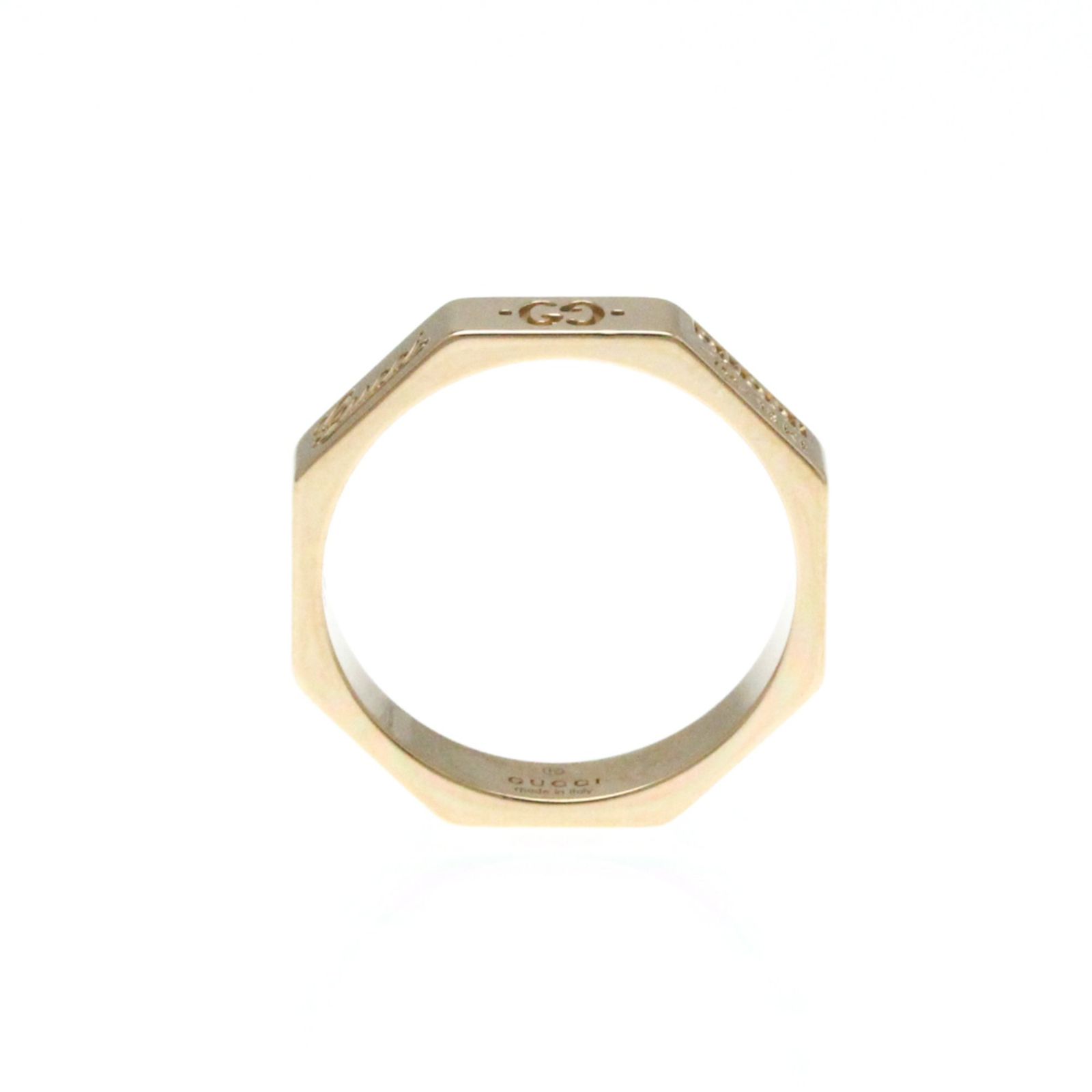 グッチ(Gucci) オクタゴナル リング K18ピンクゴールド(K18PG 