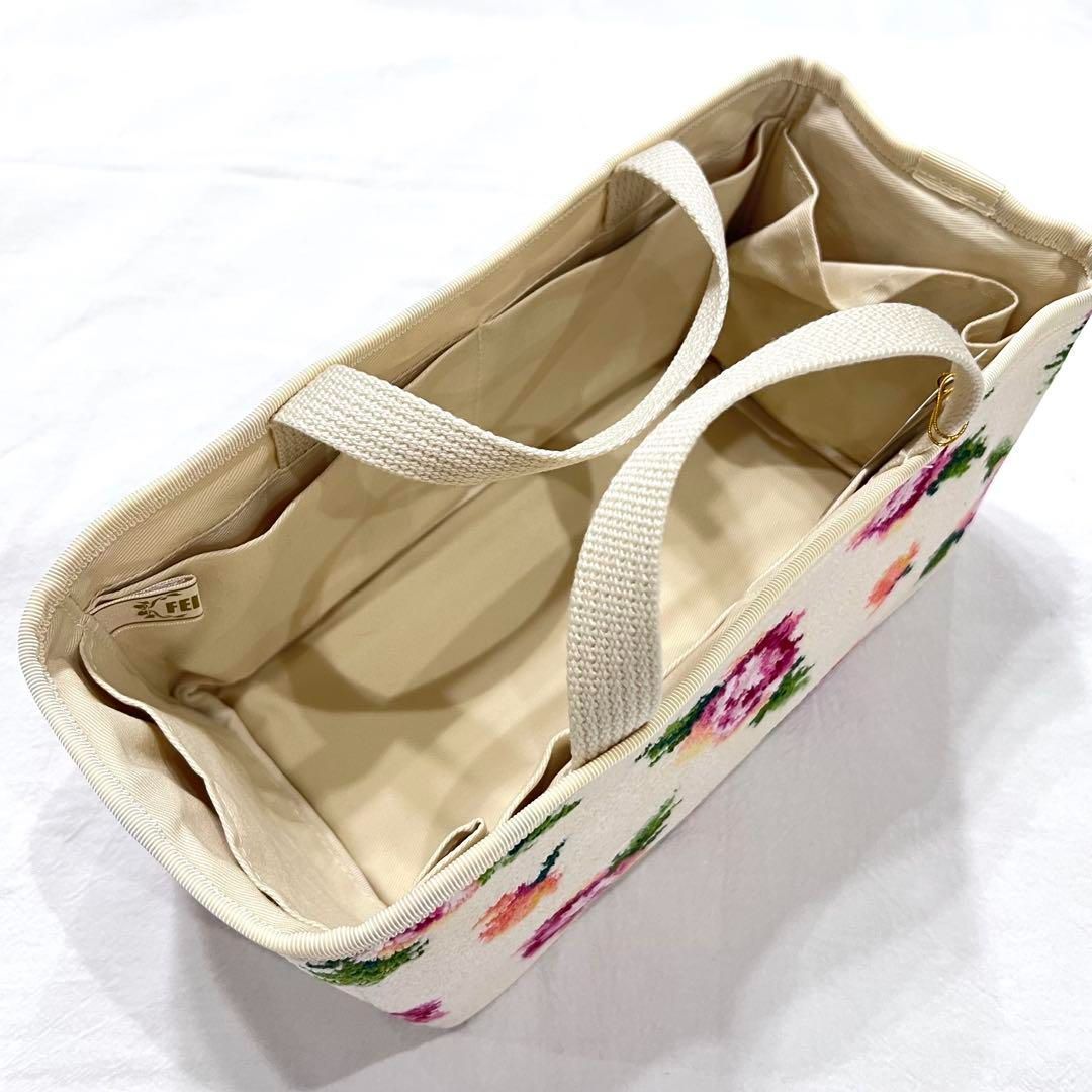 未使用☆FEILER フェイラー スクエアバスケット ラナンキュラス ベッド  