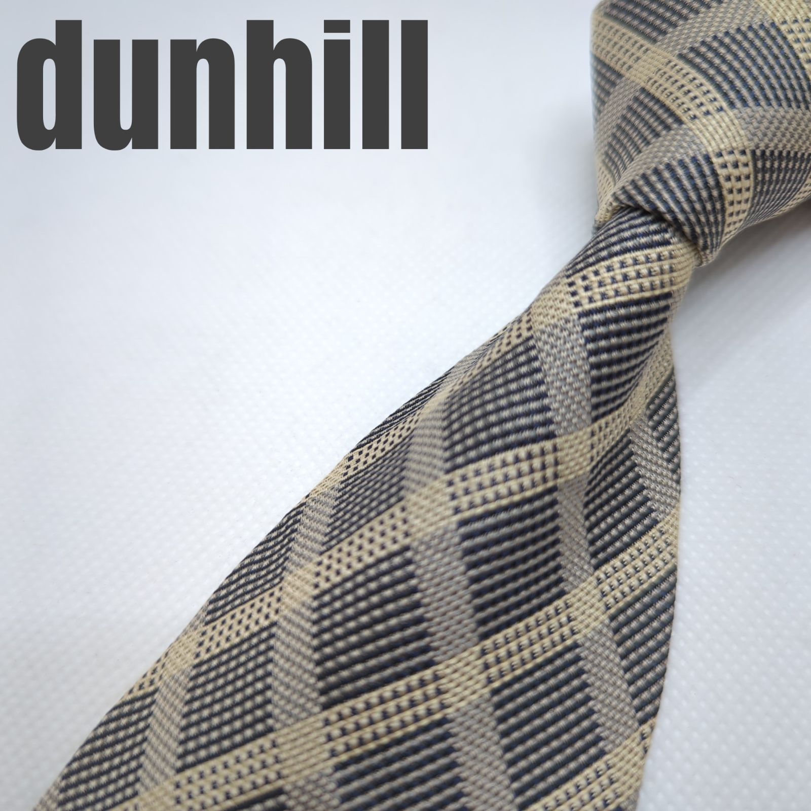 dunhill ダンヒル ネクタイ シルク グレー - bigboon.co.th