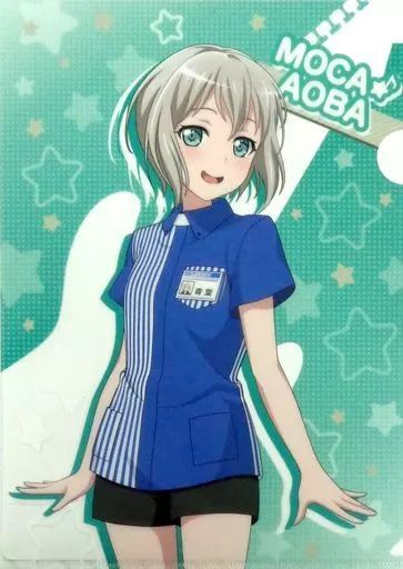 バンドリ 3周年　記念当選品 青葉モカ クリアファイル バンドリ 3周年 記念当選品 青葉モカ クリアファイル - メルカリ