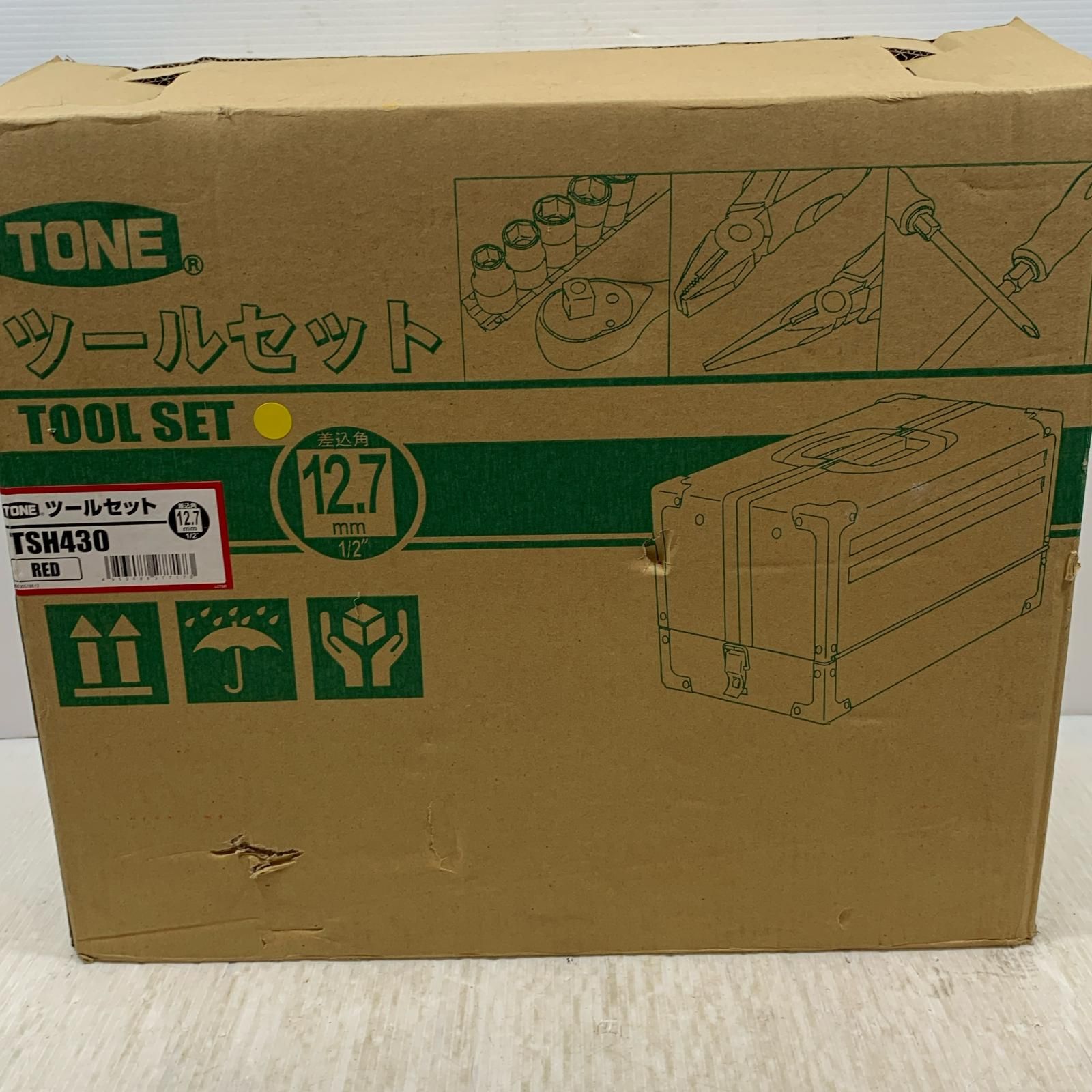 κκTONE トネ 工具 ハンドツール ツールセット TSH430 レッド