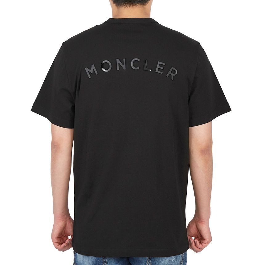 175 MONCLER モンクレール 8C7E210 8390T ブラック クルーネック 半袖