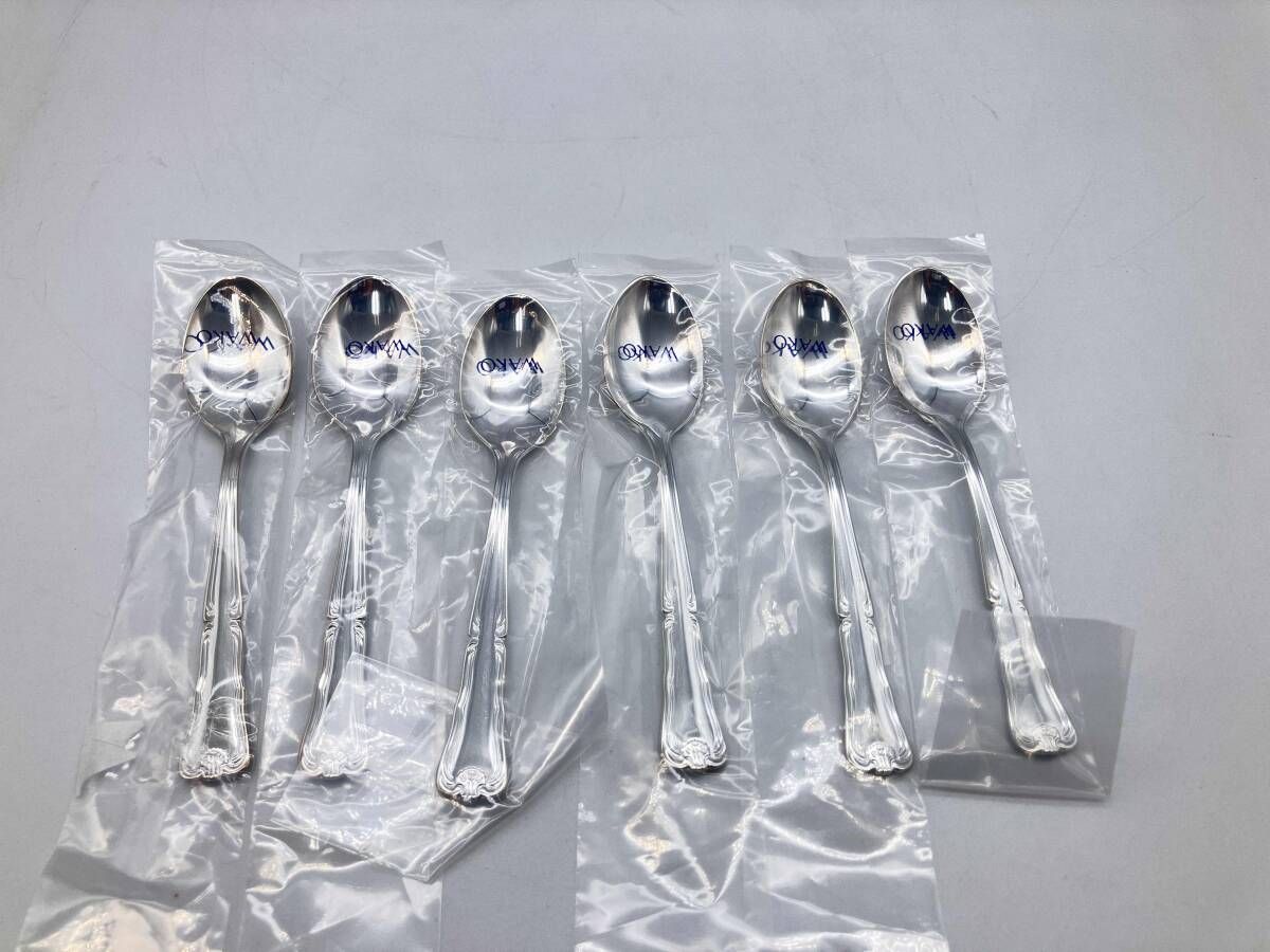 WAKO デミタススプーン フルーツフォーク バタースプレーター コーヒースプーン 各6つセット カトラリー