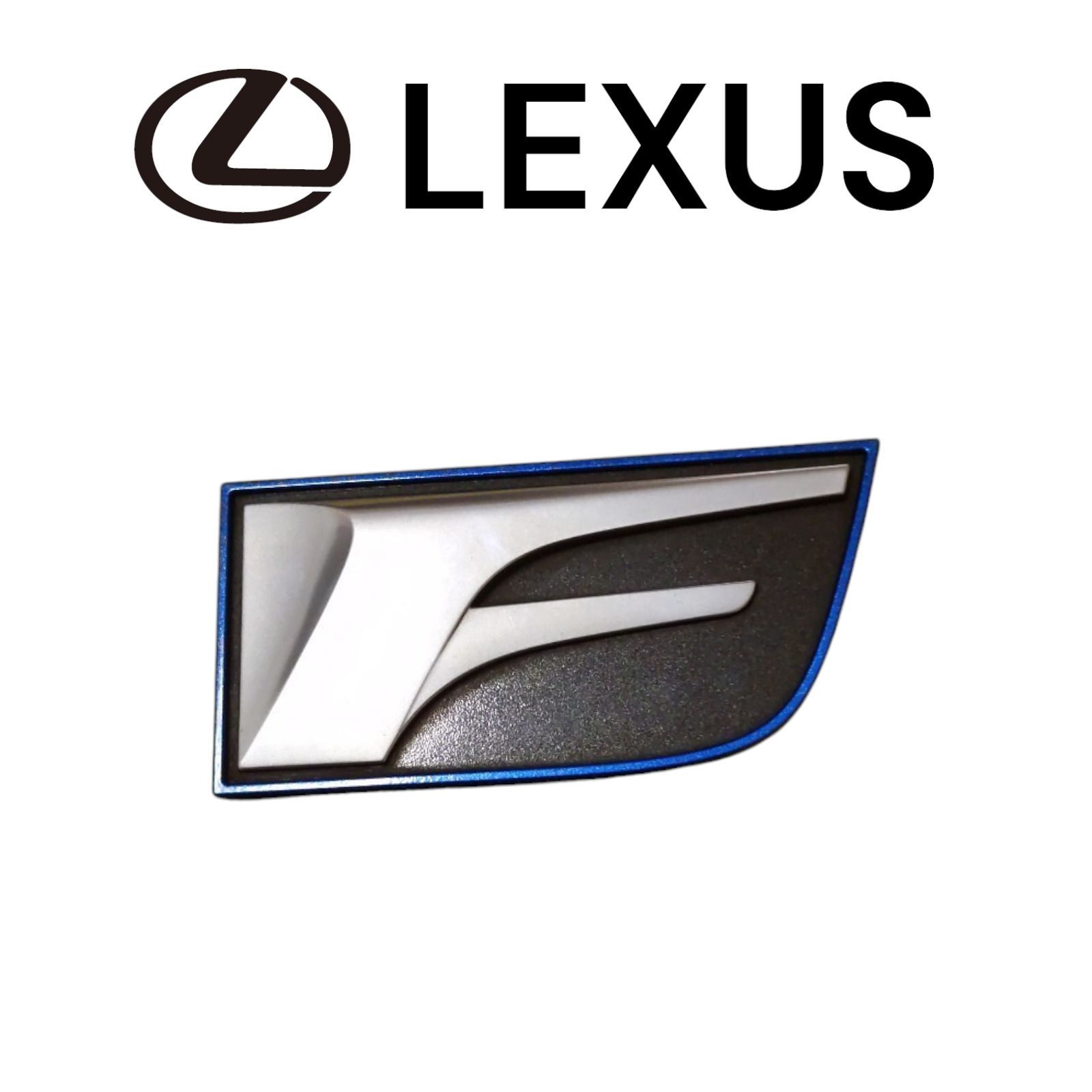 ★新品未使用品★ レクサス 純正 GS L10系 GS-F用 フロントフェンダーエンブレム 左側のみ 純正流用 サイズ 縦350ミリ 横750ミリ