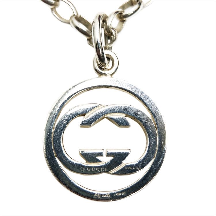 GUCCI グッチ インターロッキングG ドッピア ダブル ペンダント