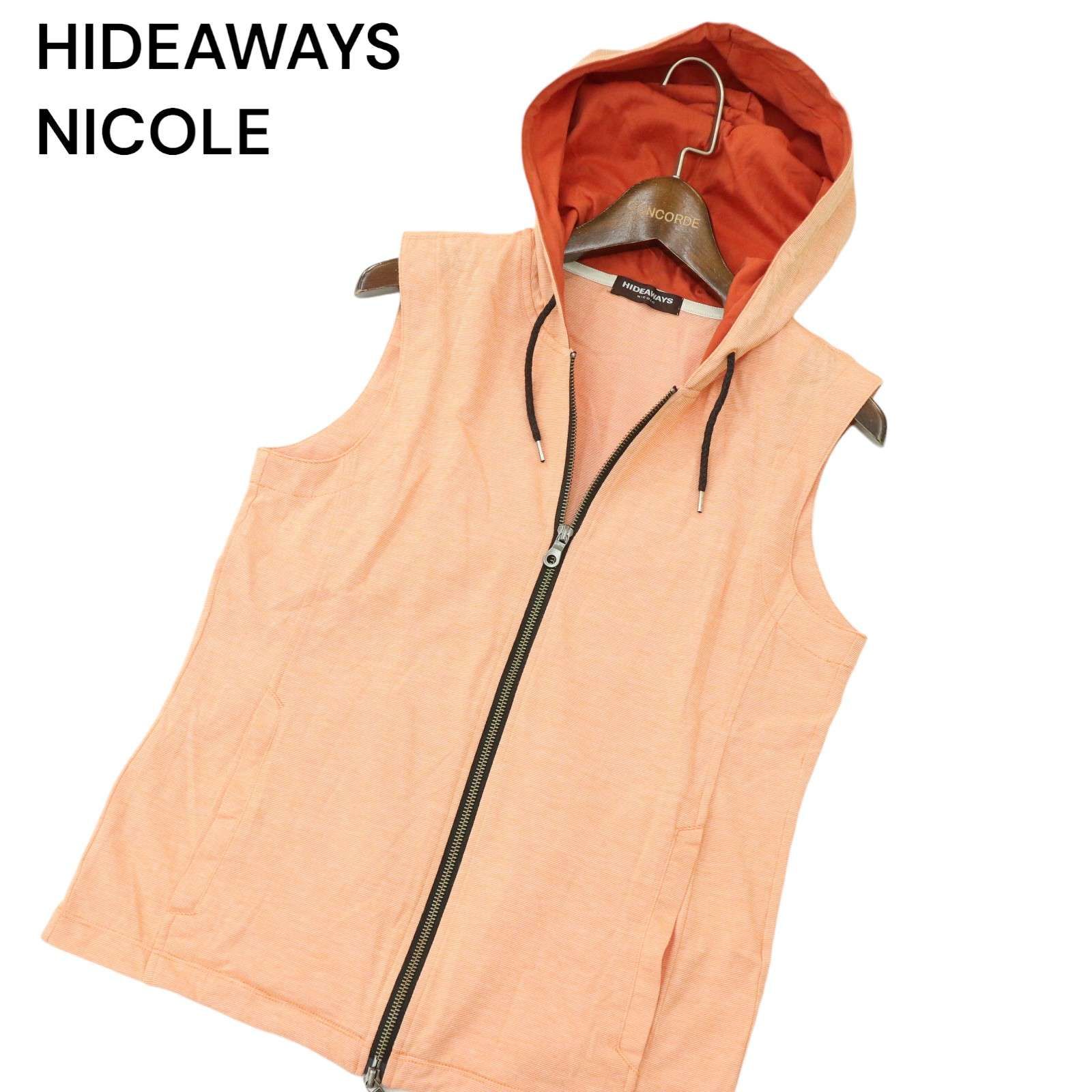 HIDEAWAYS NICOLE ハイダウェイ ニコル 通年 細ボーダー☆ ダブル 