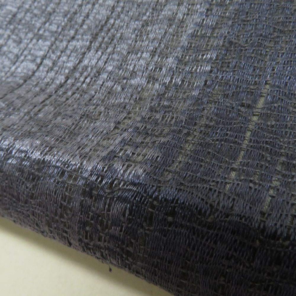 袋帯 すくい織り 民芸手織 無段ボカシ 紫色 全通柄 正絹 フォーマル