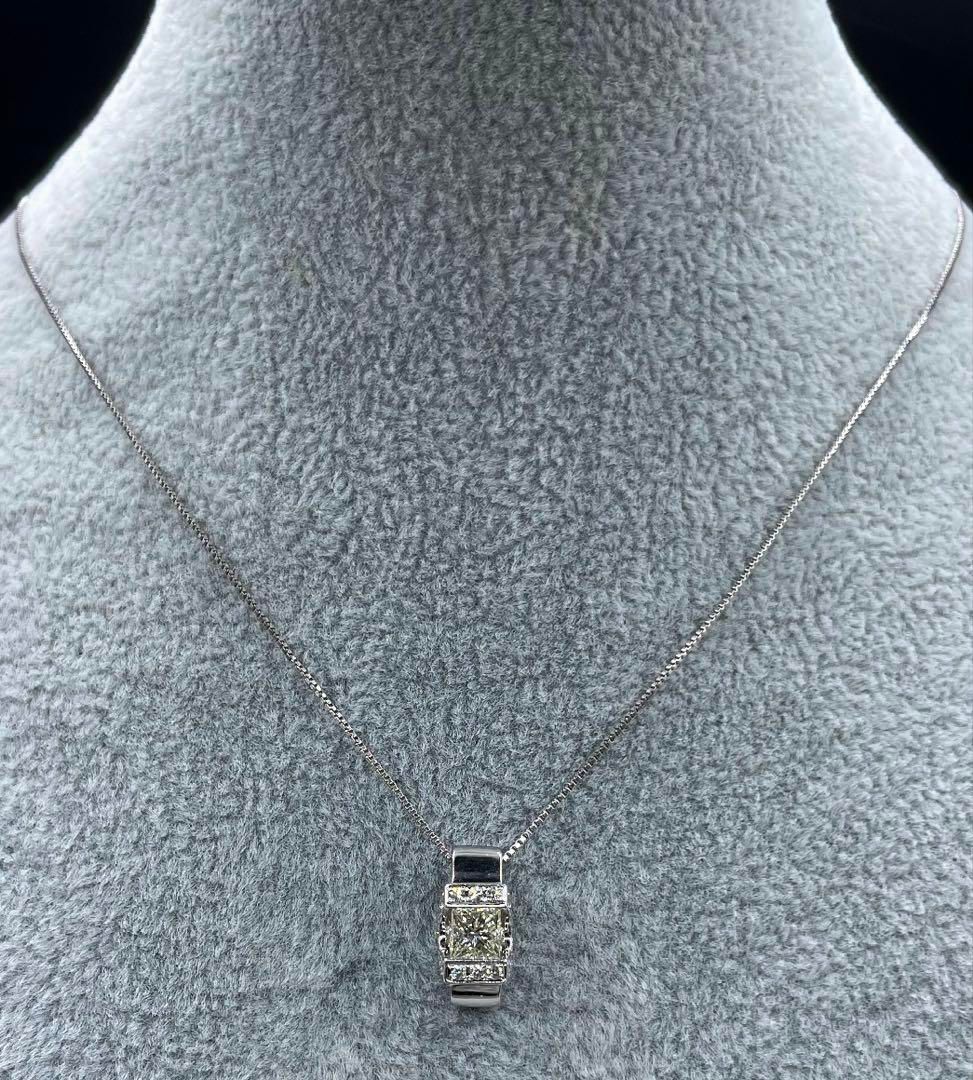 JJ134☆高級 大粒ダイヤモンド0.66ct プラチナ ヘッド 鑑別付 - メルカリ