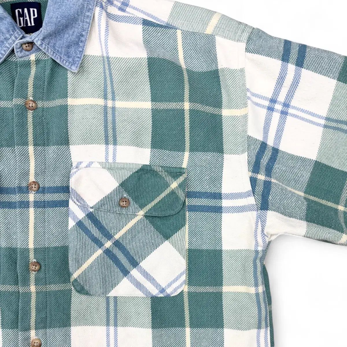 安定性 オールド GAP ギャップ キッズ フランネル シャツ XS