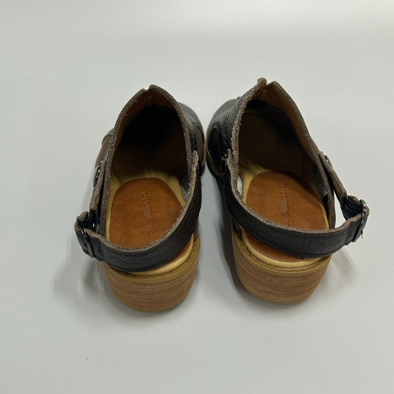 io comme io 22.5 ブラウン サンダル 靴 センソユニコ マツオ 日本製 KIN-KAAI_COM