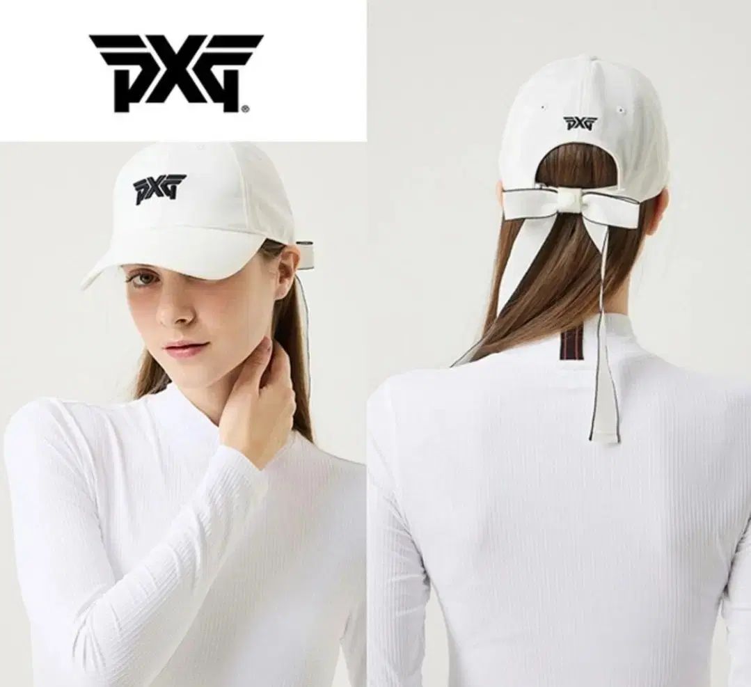 新品 PXG レディース リボン 取り外し可能 ボールキャップ