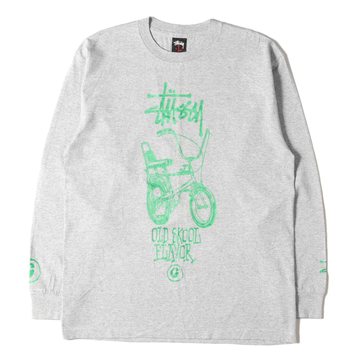 STUSSY ステューシー Tシャツ サイズ:L ローライダー プリント ロング 