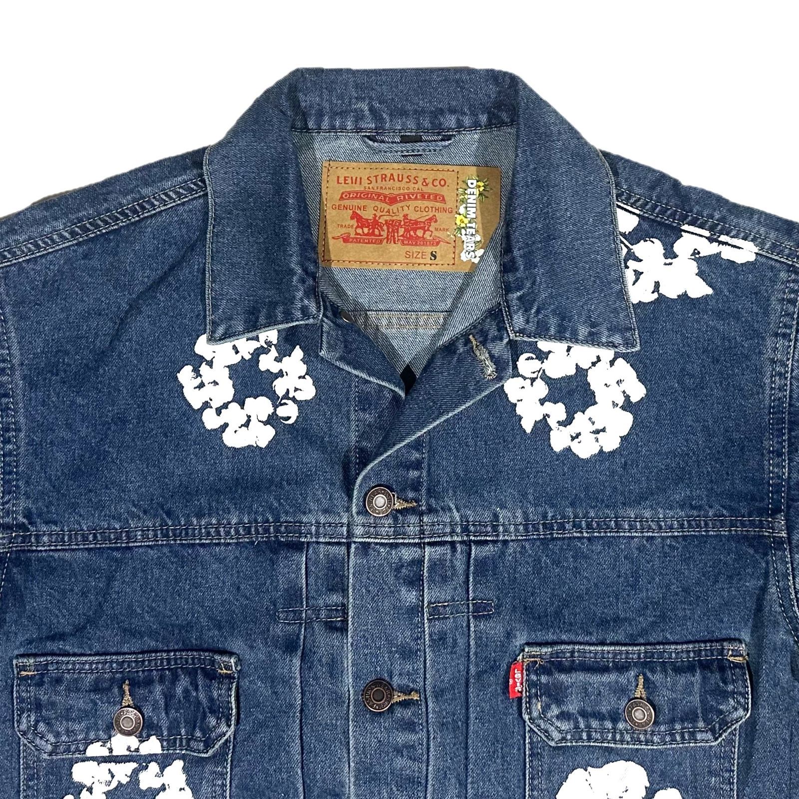 専用　リーバイス デニムティアーズ 501DT フラワー プリント デニム 並行輸入品] Denim Tears デニムティアーズ Levi's リーバイス