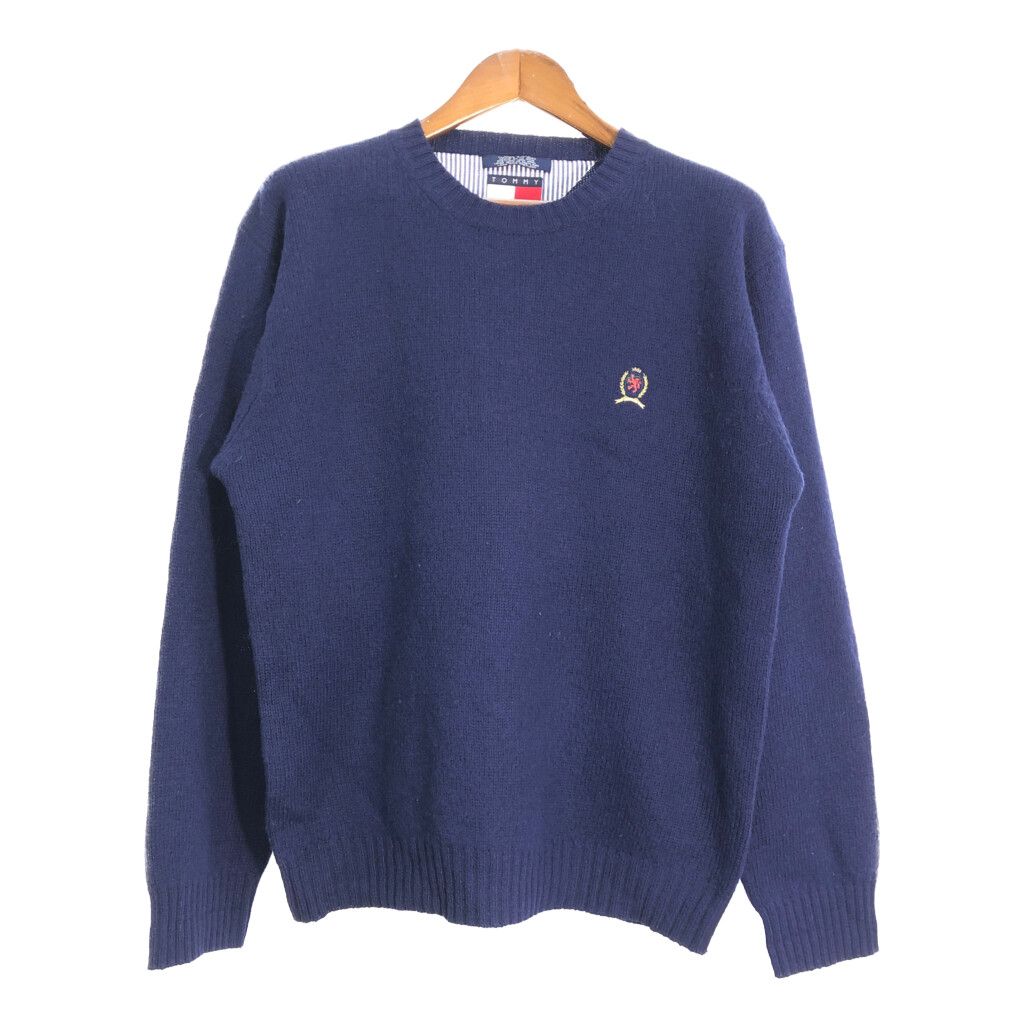 TOMMY HILFIGER トミーヒルフィガー ウールセーター ネイビー (メンズ
