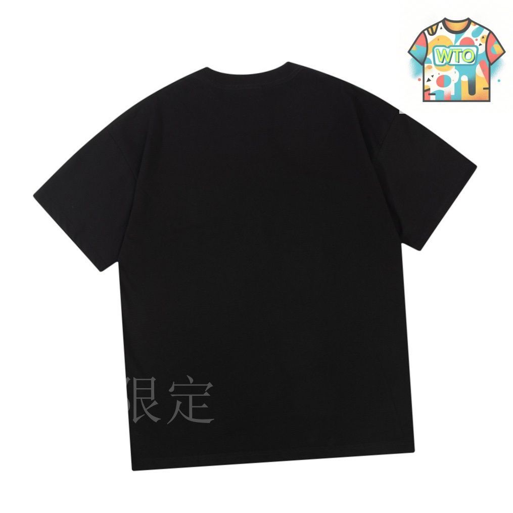 LOEWE ★ フローラル刺繍 Tシャツ 今日特価】Loewe 刺繍花束微辺 丸首ショートスリーブ T シャツ-2