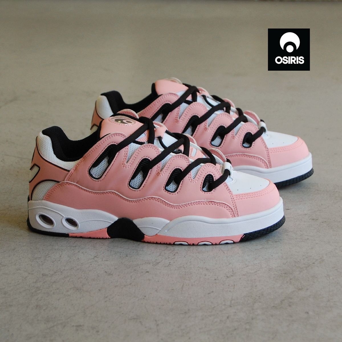 訳有 OSIRIS D3 OG rose/white/black オサイラス ピンク ブラック 