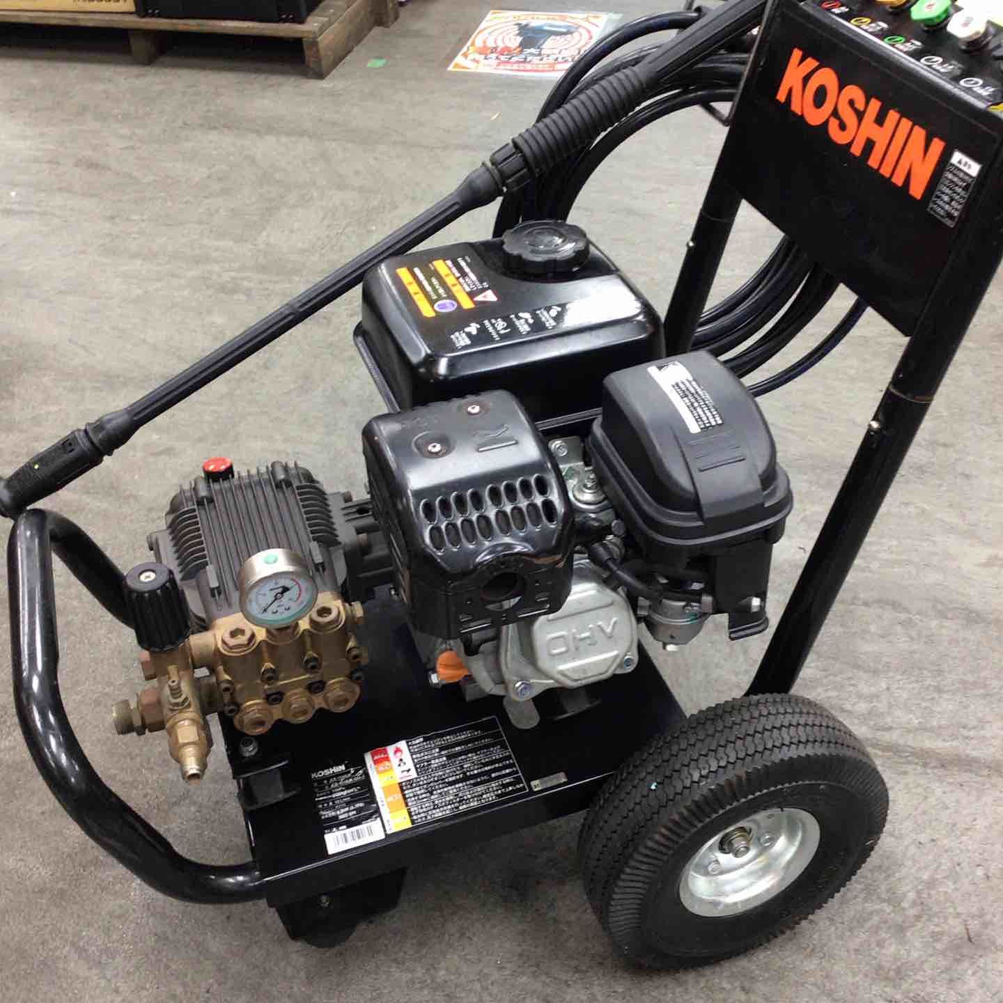 工進 エンジン式高圧洗浄機 15mpa 車輪付タイプ JCE-1510UK 川崎店