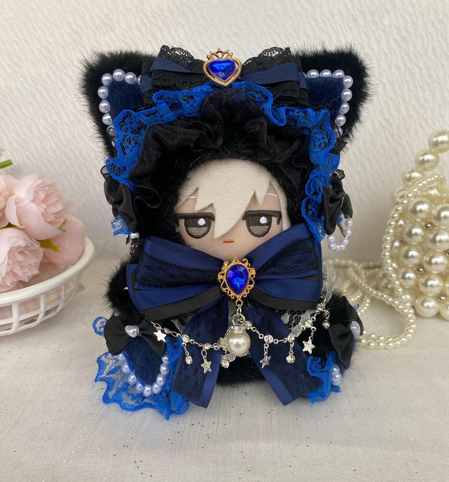 ちびぐるみサイズ ネコちゃん 着ぐるみ おすわり ぬい服 - メルカリ
