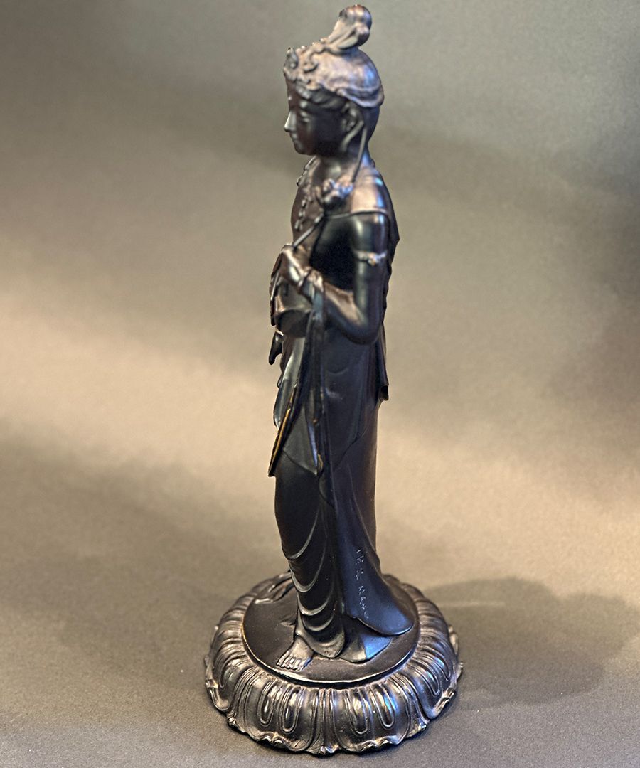聖観音菩薩像 観音様 高村光雲 原型 仏像 金属工芸 銅製 高さ約31cm