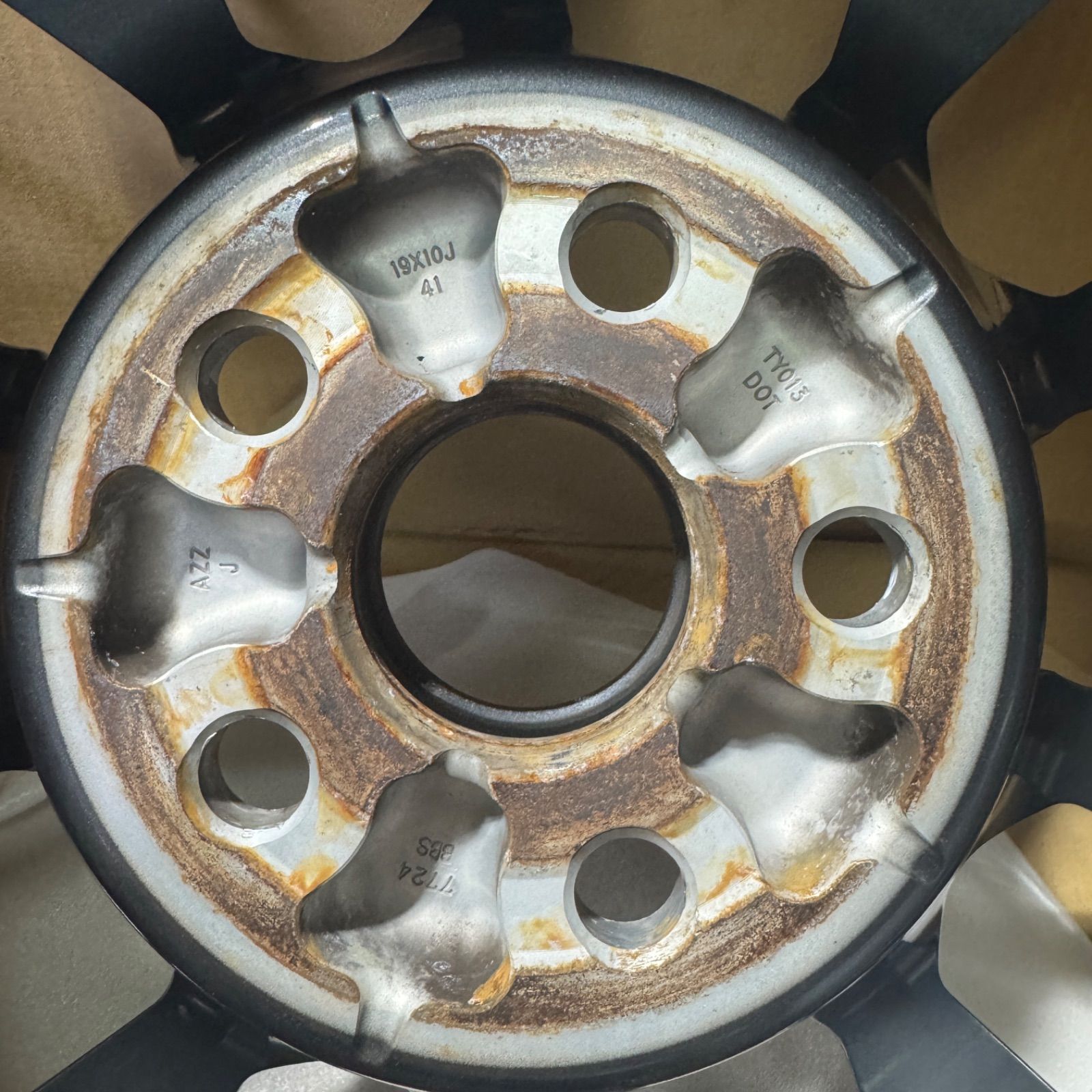 【値下げ】レクサスGSF純正アルミホイール（BBS製）フロント一本のみ　送料込み 値下げ】レクサスGSF純正アルミホイール（BBS製）フロント一本