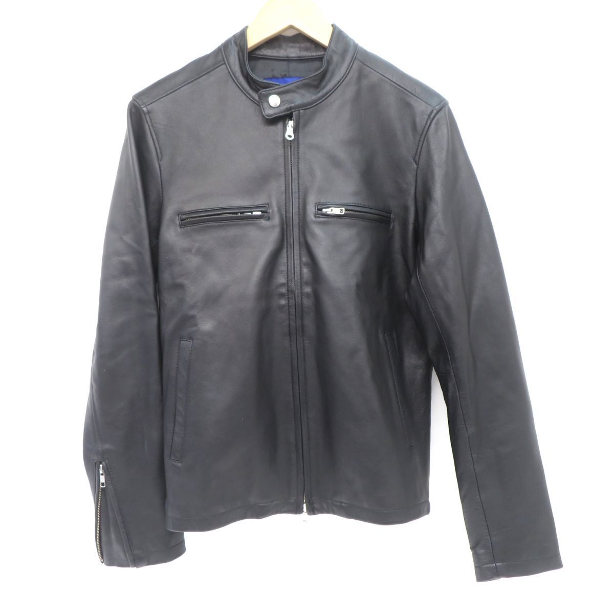 アイテムズ アーバンリサーチ レザージャケット シングル ライダース 38 黒 レザージャケット URBAN RESEARCH アーバンリサーチ シングル セール