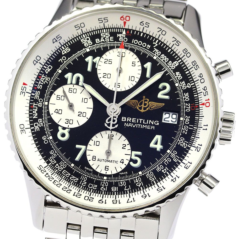 ブライトリング BREITLING A13322 ナビタイマー クロノグラフ デイト 自動巻き メンズ_763265 - メルカリ