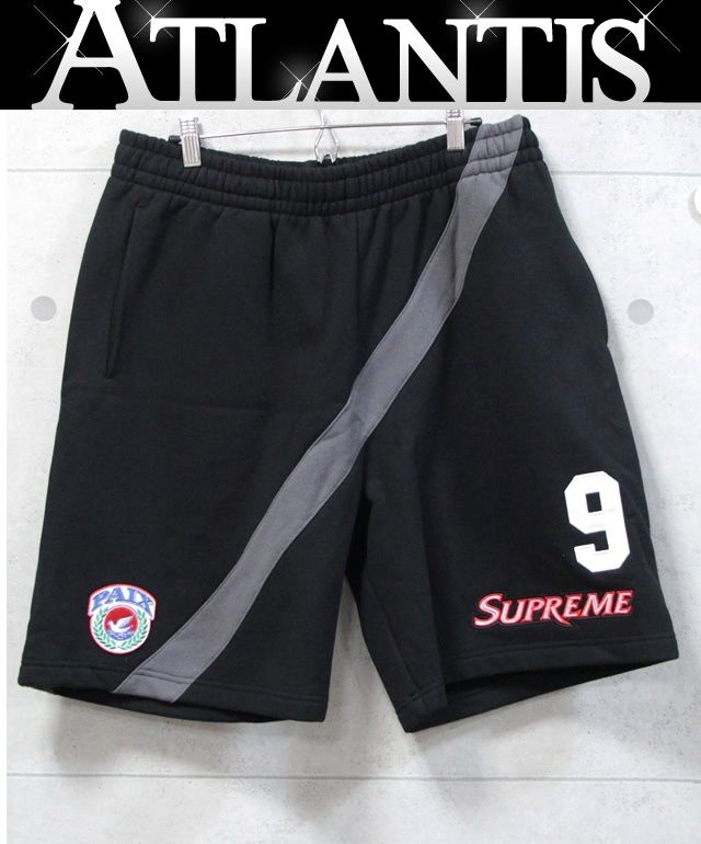supreme シュプリーム equipe sweatshort パンツ　M Supreme Equipe Sweatshort Black Men's - SS24 - US