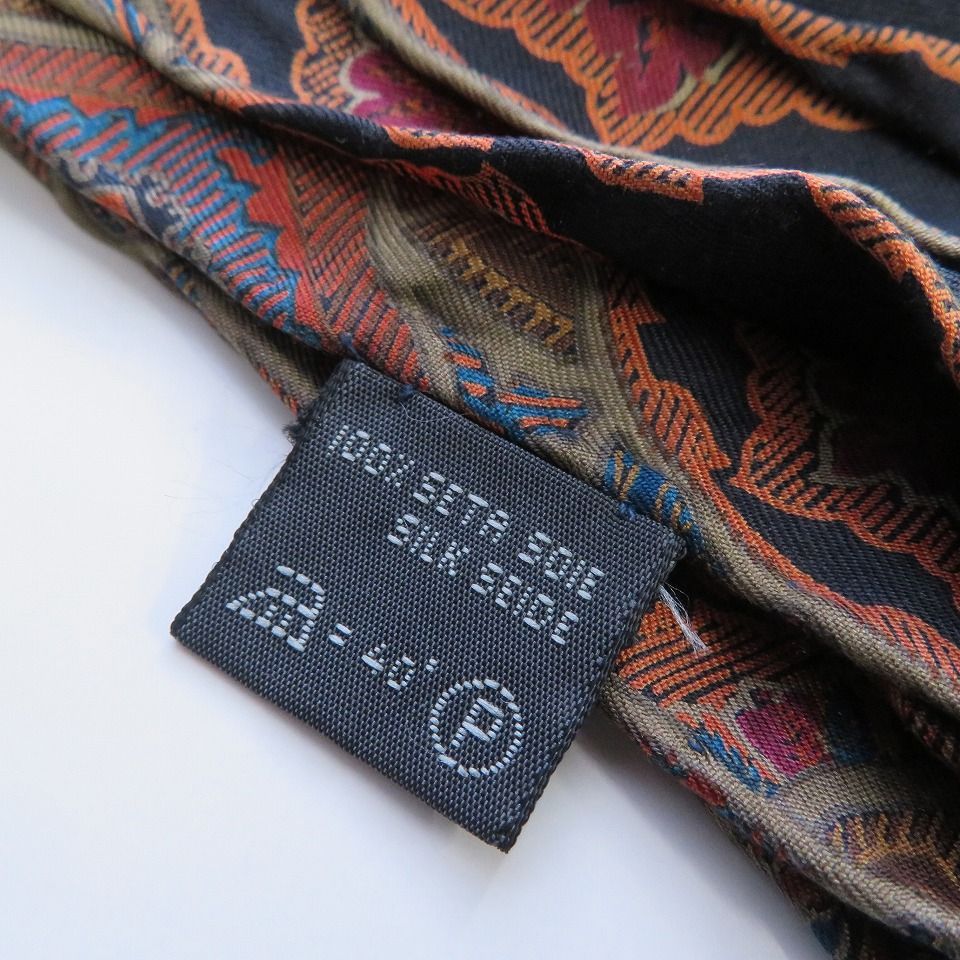 エルメネジルドゼニア Zegna シルク ストール 863362 - メルカリ