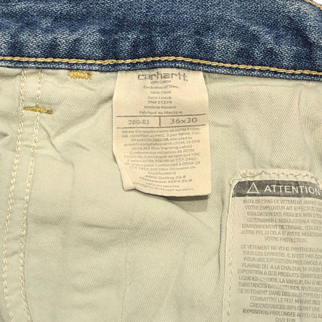Carhartt カーハート デニムパンツ ワーク ブルー(メンズ W36