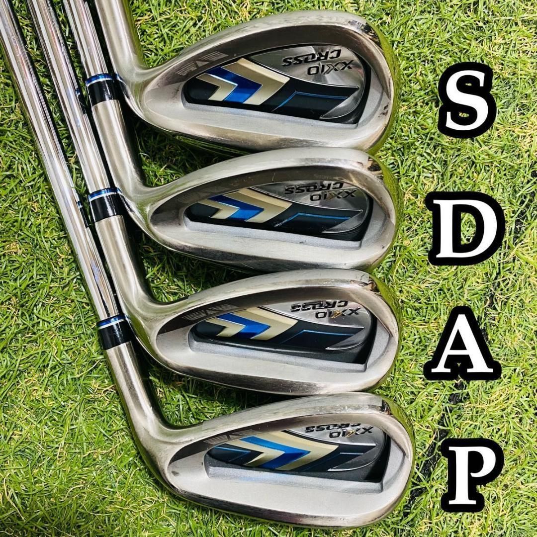 良品】初心者推奨 ゼクシオクロス2 メンズアイアンセット 7本 S かんたん