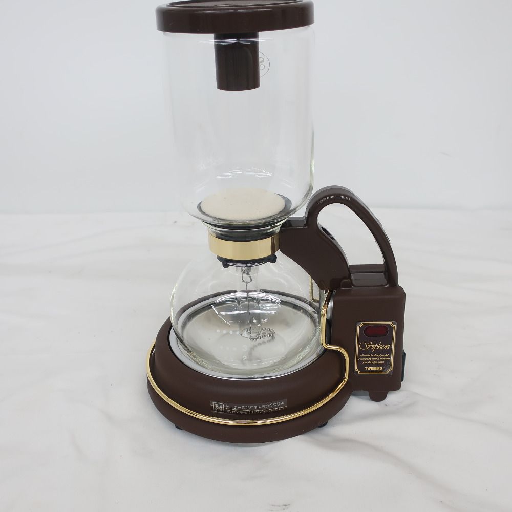 TWINBIRD サイフォン式コーヒーメーカー ダークブラウン CM-D853BR | TWINBIRD サイフォン式コーヒーメーカー ダークブラウン CM