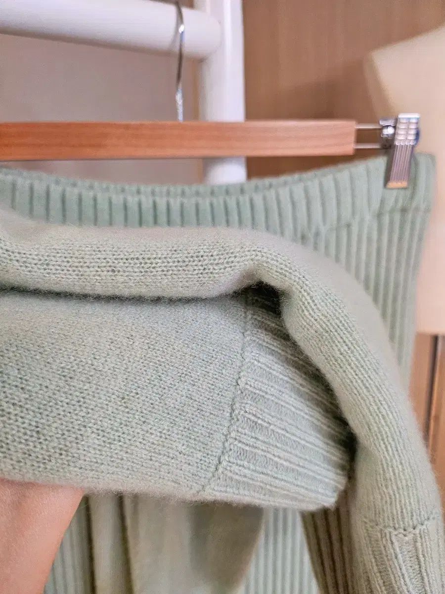 カシミアグリン上下セット アウルード