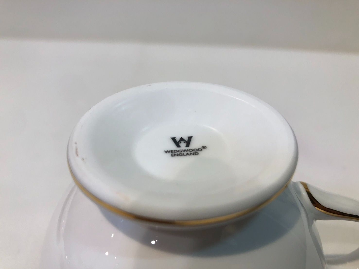 【美品】Wedgwood ウエッジウッド CURZON カーゾン カップ&ソーサー　2客セット　G