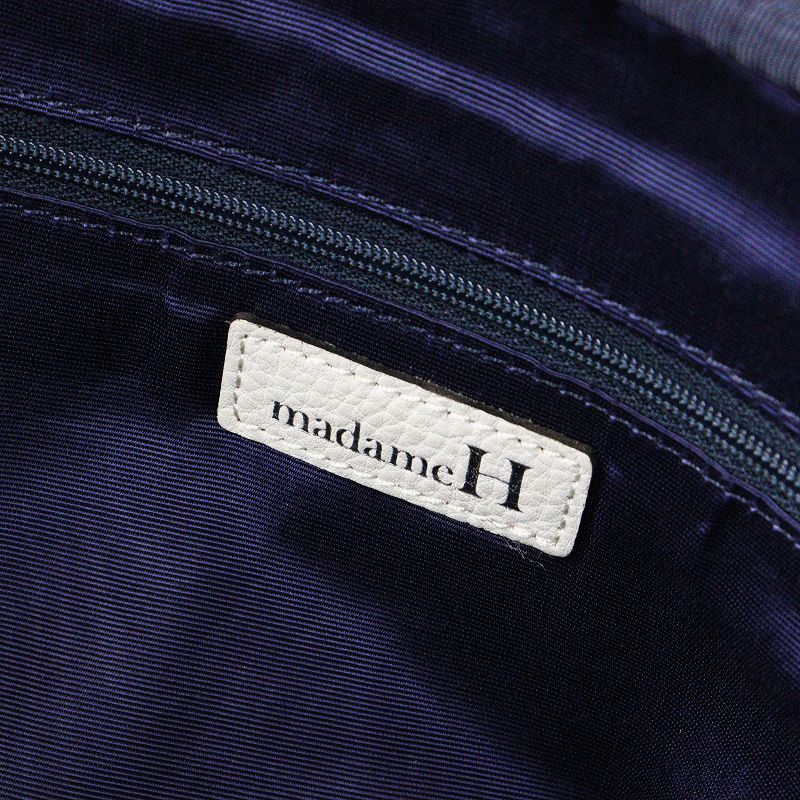 マダムエイチ クローゼット madameH CLOSET レザーバッグ/オフ