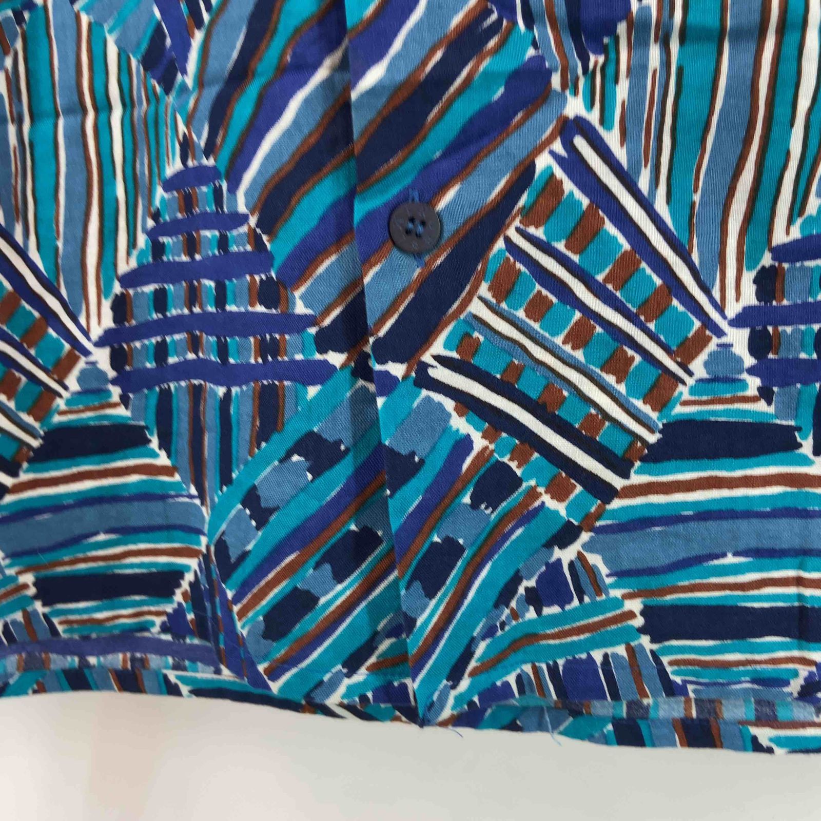 MISSONI ミッソーニ メンズ 長袖シャツ 総柄 ブルー系 - メルカリ