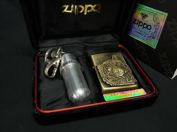ZIPPO - ■極美品■ ZIPPO ジッポー 限定2000個 369/2000 ダイヤモンド 1995年製 高級ライター オイルライター 喫煙グッズ ゴールド系 BL6061 □極美品□ ZIPPO ジッポー 限定2000個 369/2000 ダイヤモンド