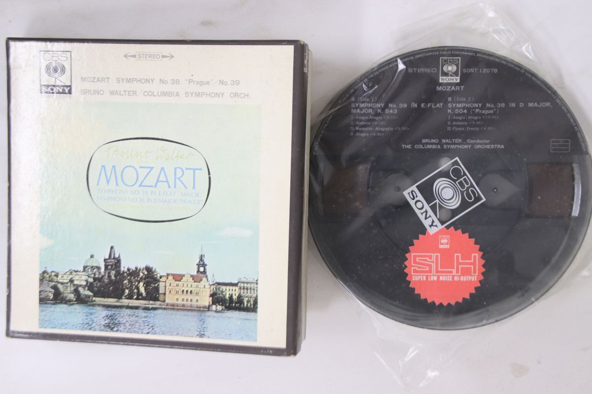カセットテープ Reel Tape Mozart, Walter, Symphony No.38 & No.39